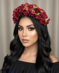 Rosalinda  Rose Elegance Flower Crown