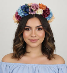 Beatrice Full-Bloom Flower Crown