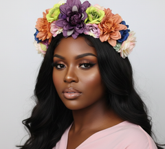 Aurora Colorful Flower Crown