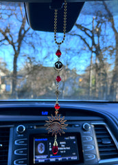 Aries Sun Car Charm